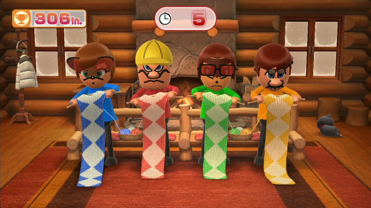 Wii Party U Minigames - Dojo Domination Amy Rose Gameplay