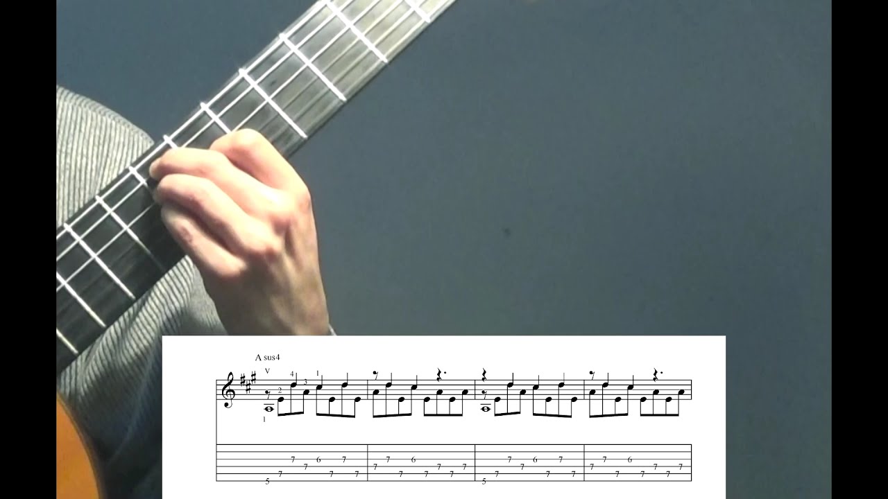 King Crimson - Frame by Frame (Acoustic / Classical Fingerstyle Guitar Cover + TAB, Chords & Score)
