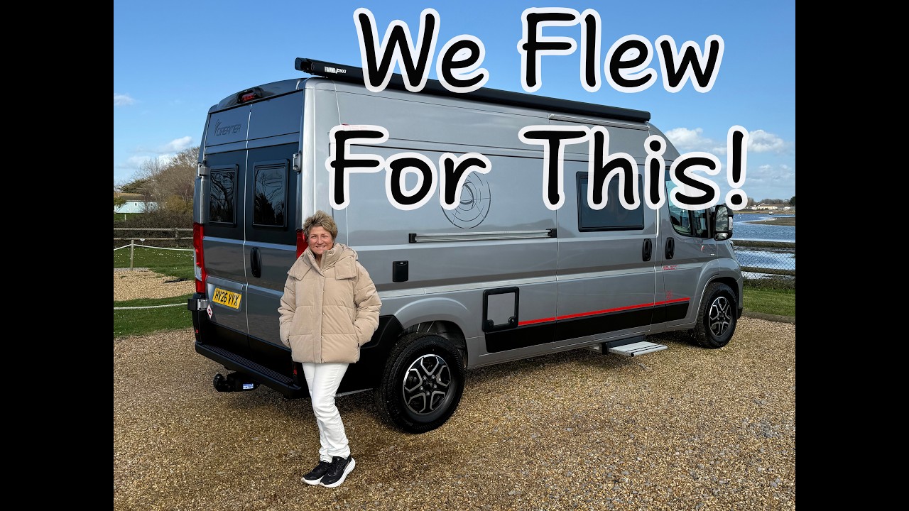 From Plane to Campervan! Collecting Our Dreamer D55 + First 2 Nights Van Life