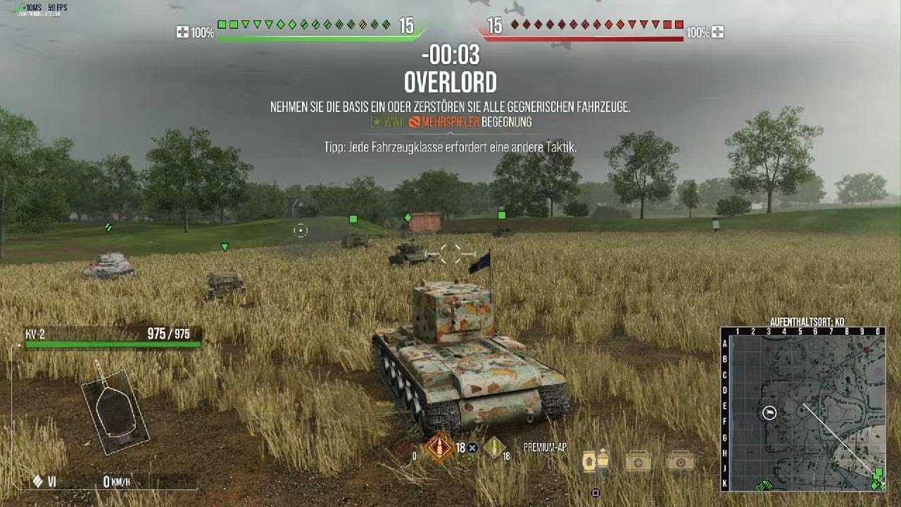 KV-2 auf Overlord