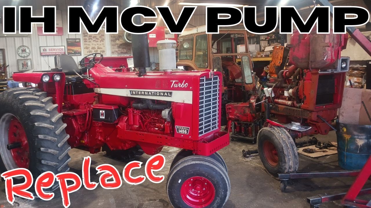 Замена гидравлического насоса MCV IH