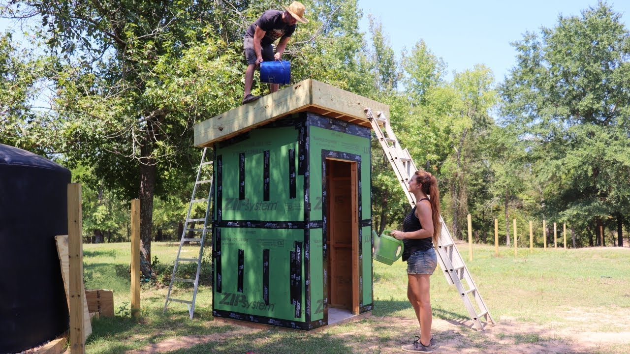 Building A LIVING ROOF On Our Pump House!