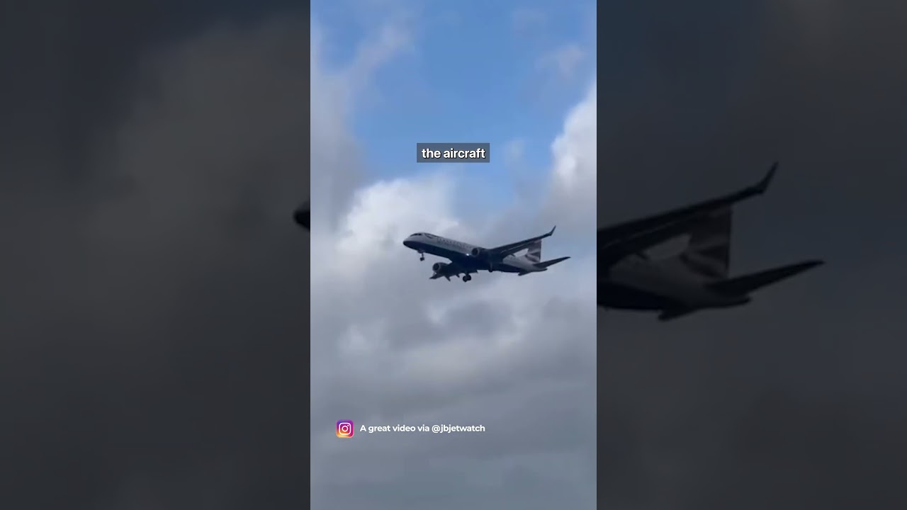 Спасение Белфаста от шторма! (Авиакомпания BA Embraer отклоняется от маршрута в Северной Ирландии...