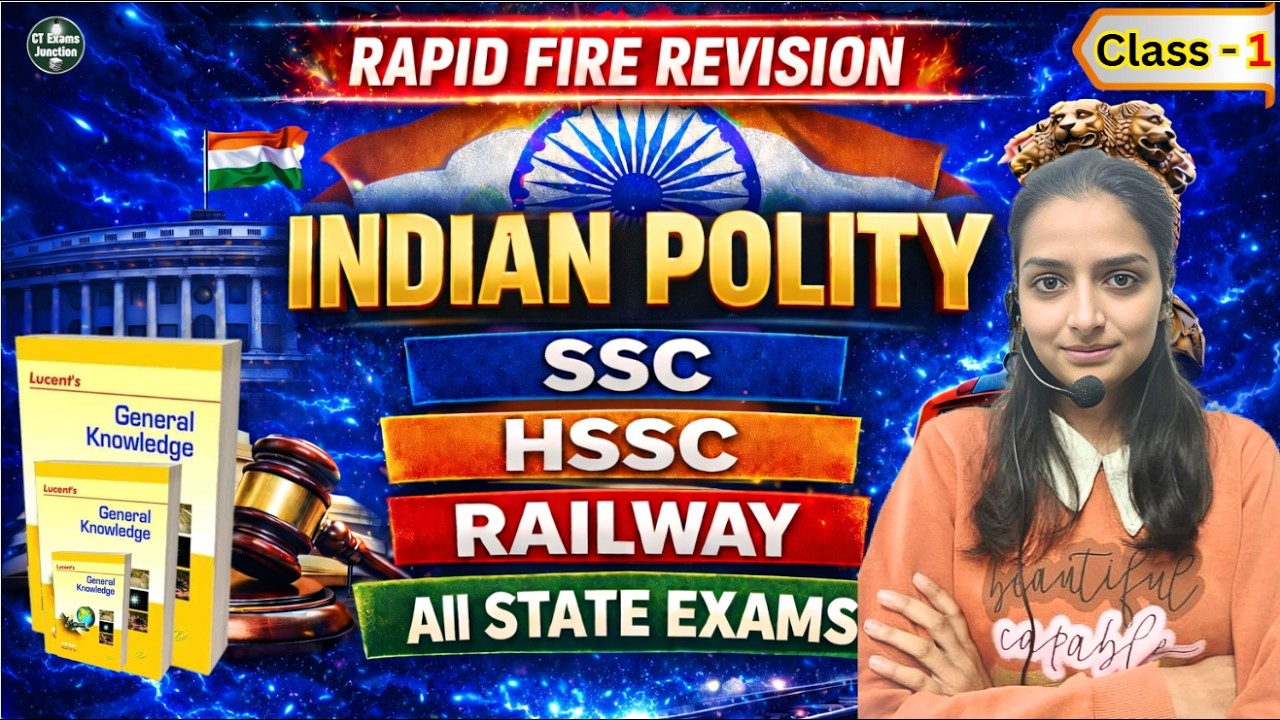 #lucentgk  || INDIAN POLITY - भारतीय राजनीति || CLASS - 1 BY SONU MA' AM