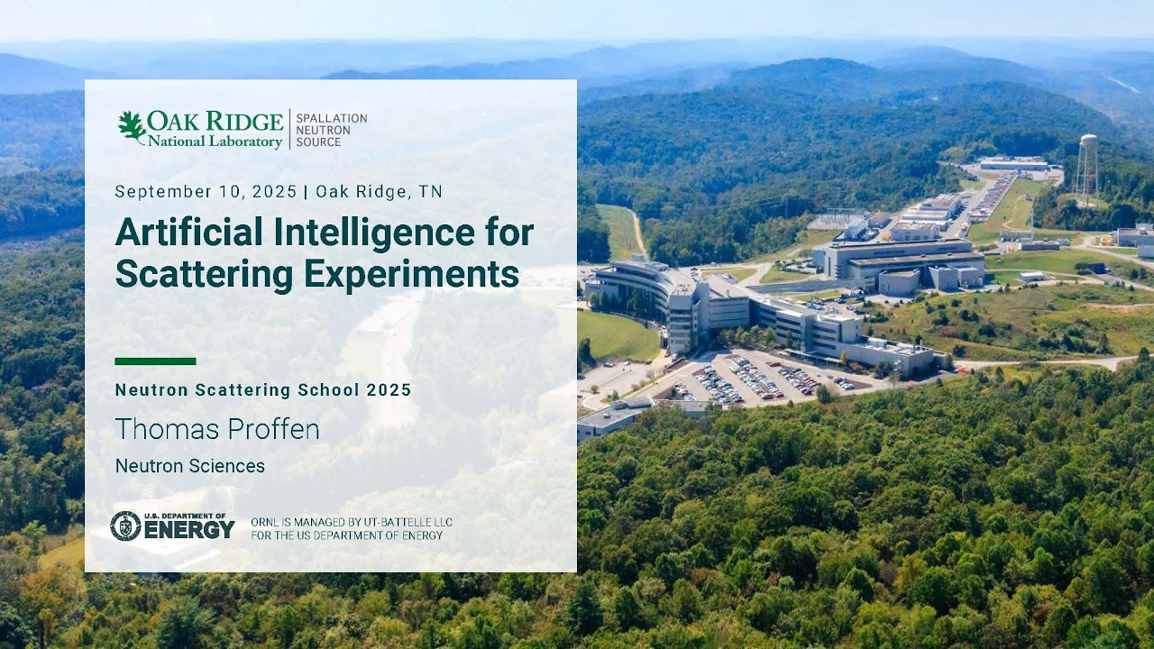 Artificial Intelligence for Scattering Experiments | NNSS 2025