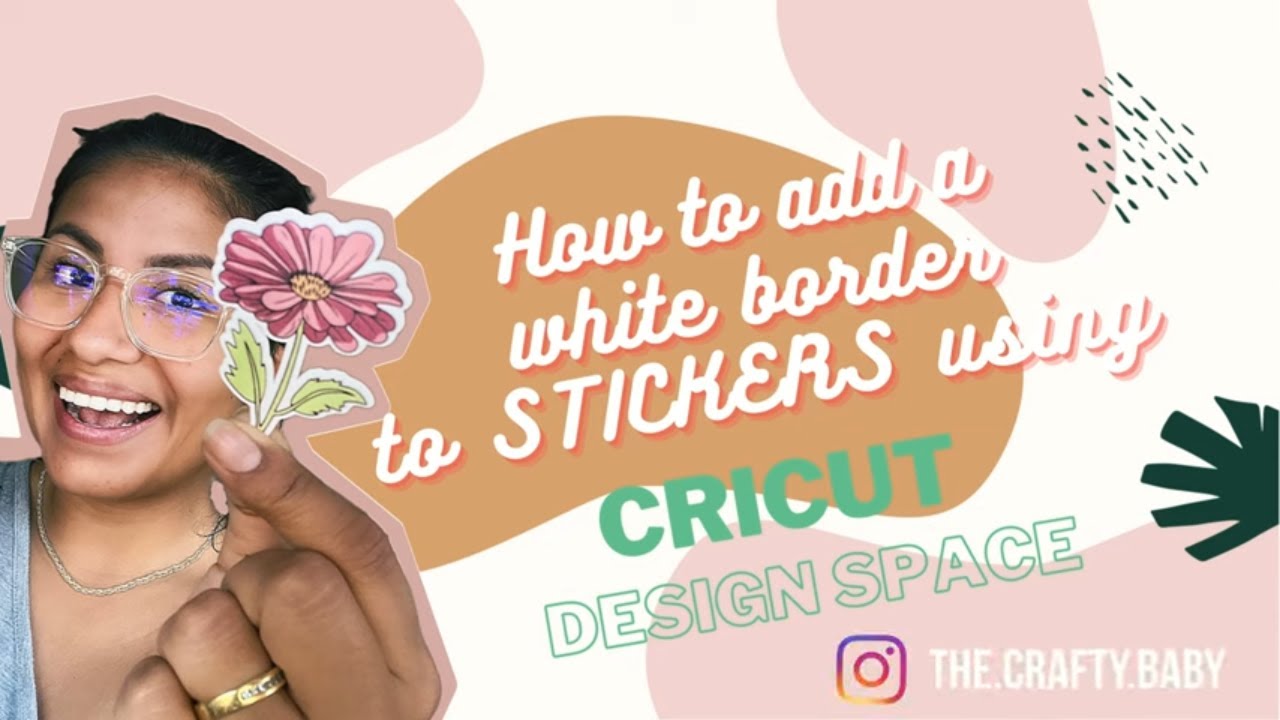 HOW TO ADD A WHITE BORDER TO STICKERS // CRICUT DESIGN SPACE // CRICUT MAKER 3 PROJECTS STICKERS💡