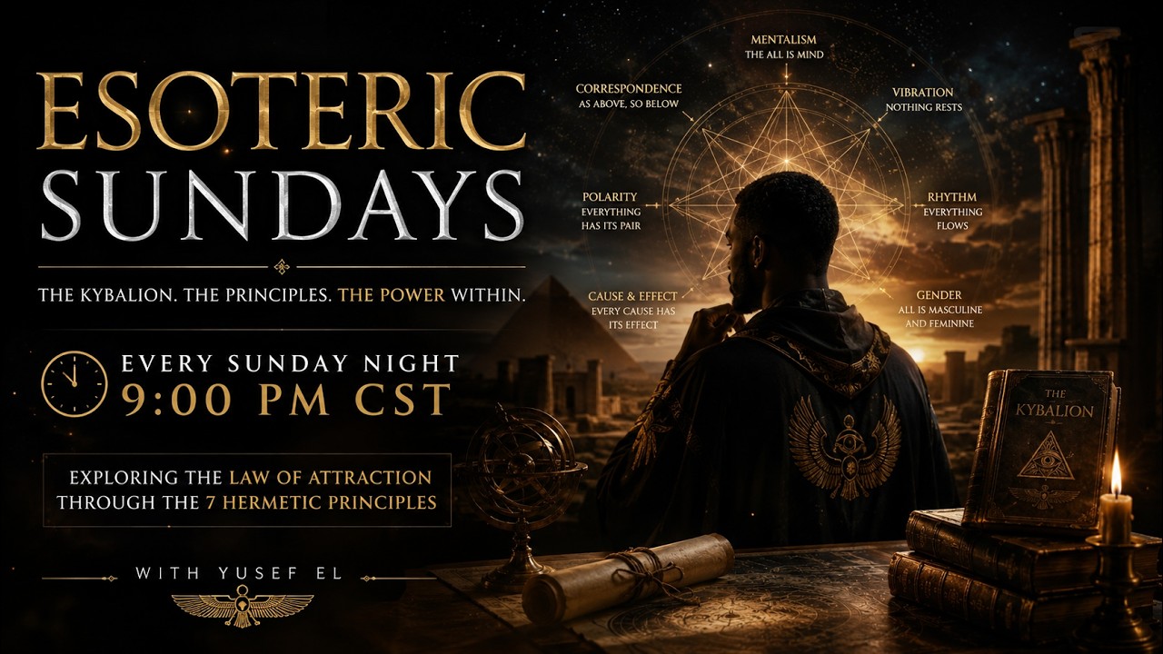Esoteric Sundays- Why are you a VICTIM OF RACISM AND WHITE SUPREMACY- Call In 404-948-5610