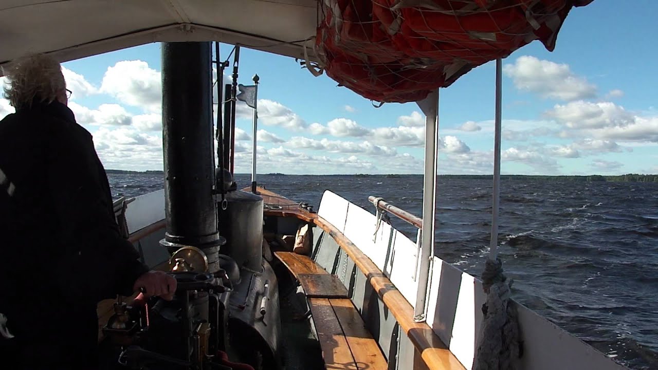 Ångslupen FORSVIK på sjön Viken 13/9 2012