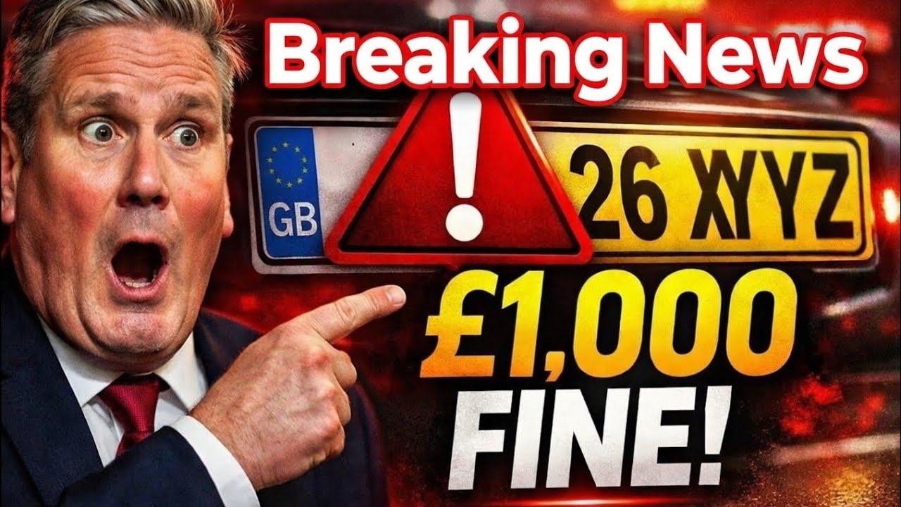 New DVLA Number Plate Change Hits March 1 &ndash; Drivers Warned of &pound;1,000 Penalties!