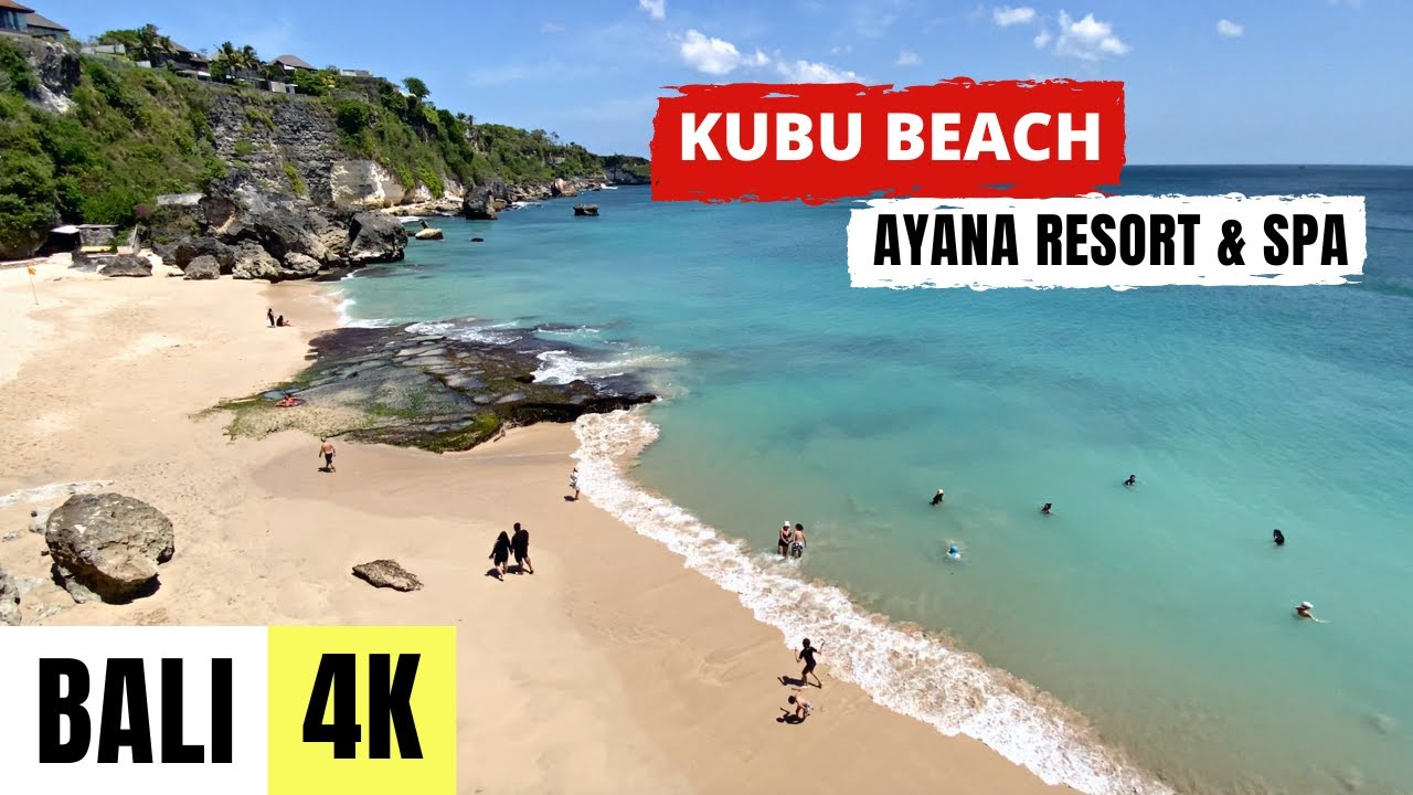 BALI, INDONESIA 🇮🇩 [4K] AYANA RESORT BALI — Kubu Beach — Walking Tour