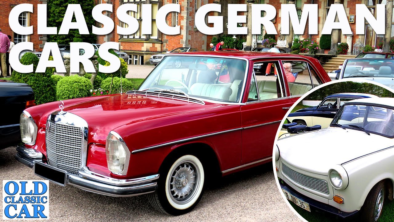 Classic German cars inc DKW/Auto Union, Opel Manta, BMW E9 & BMW Z8, Mercedes 300SL, Trabant & more
