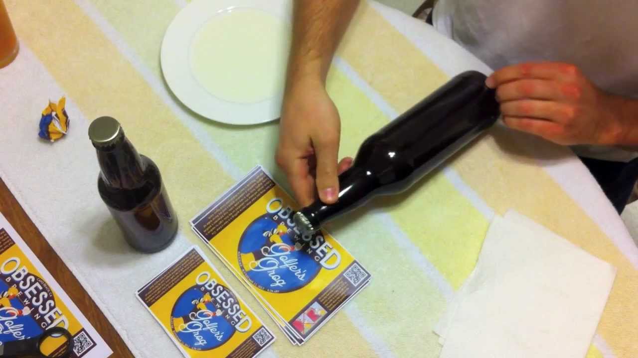 Beer Labels Using Milk