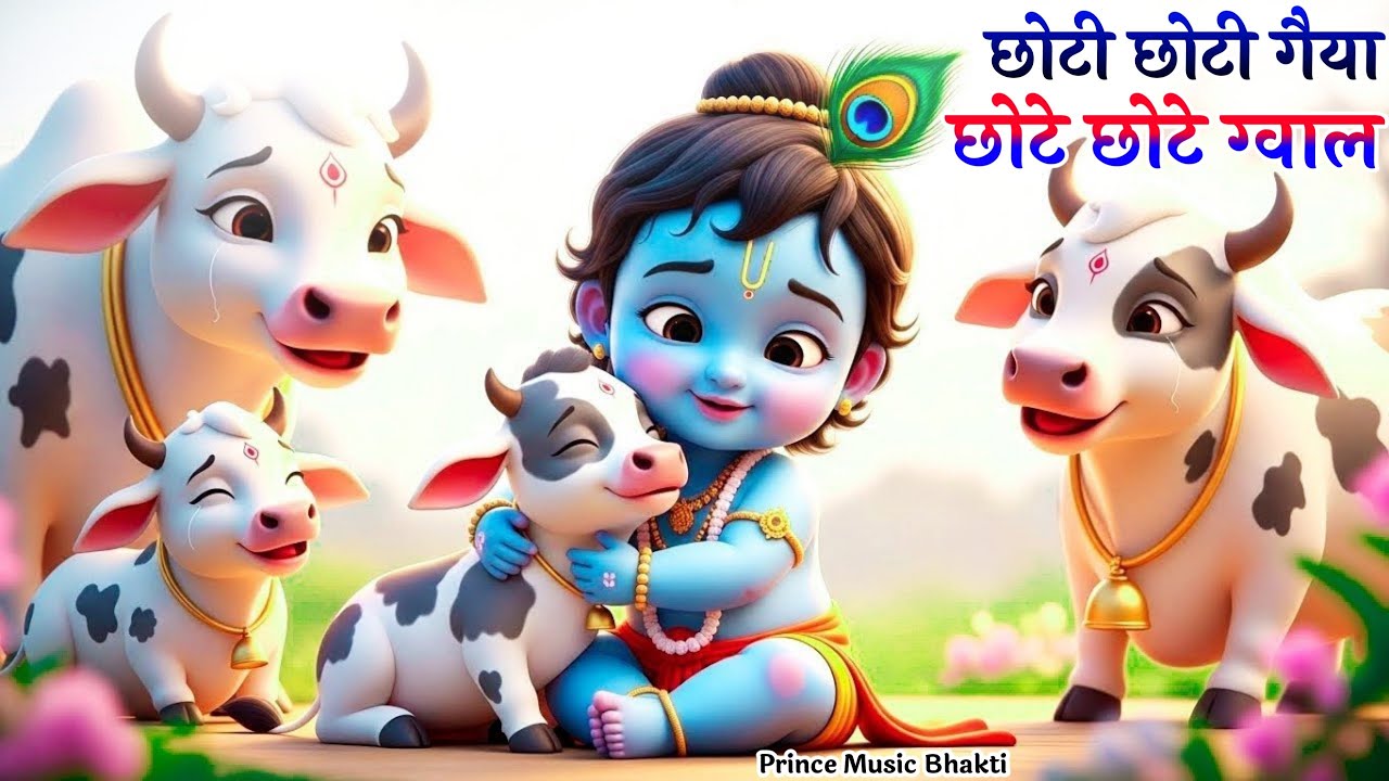 Choti Choti Gaiya, Chote Chote Gwal | छोटी छोटी गैया | #Little Krishna Bhajan - Krishna Bal Leela