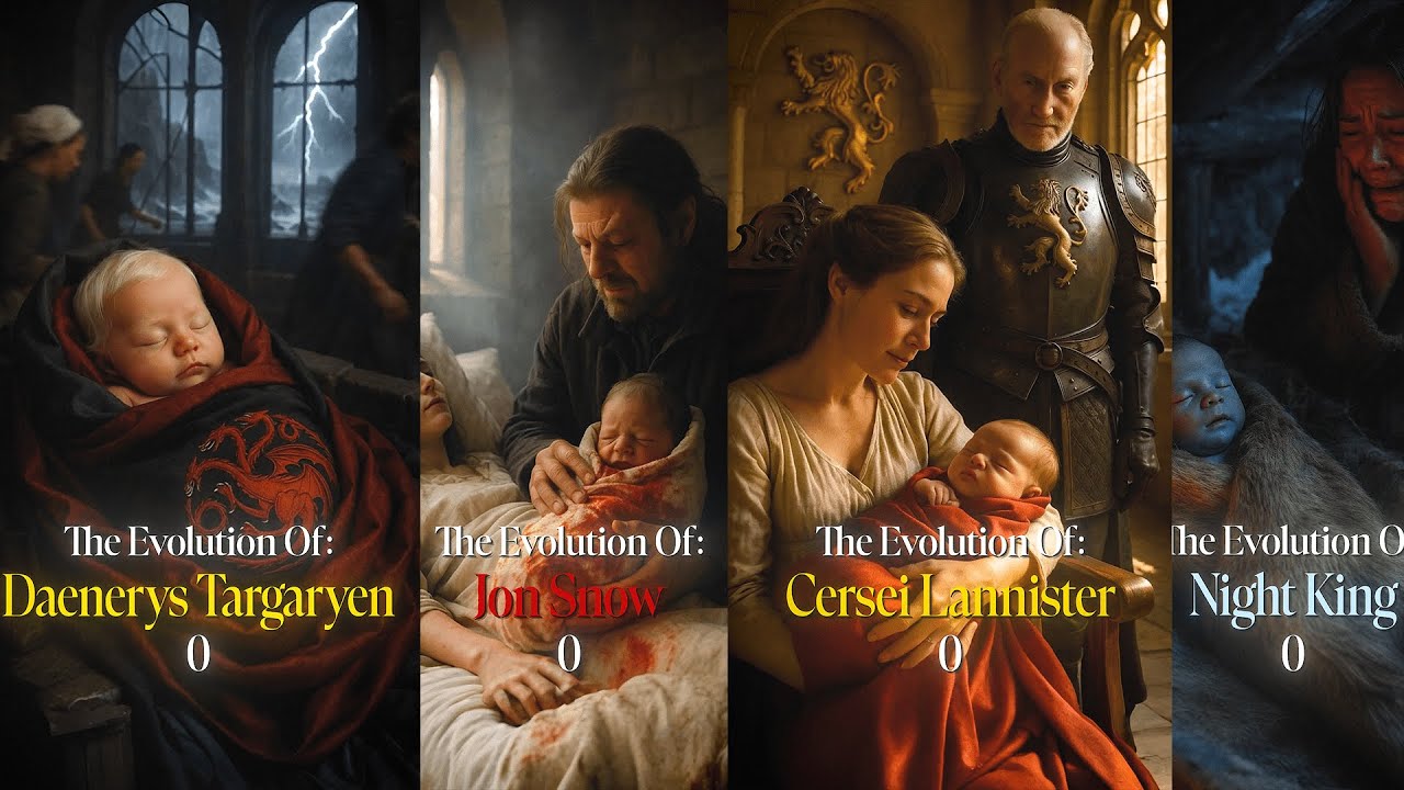 Evolution of Game of Thrones Characters | Jon Snow, Daenerys, Arya & More (Full Timeline)