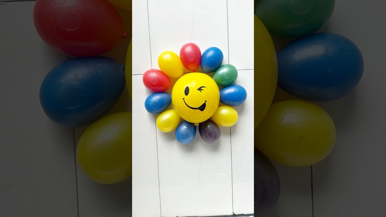 Color Splash Popping &ndash; Emoji Balloons + Orbeez ASMR Combo