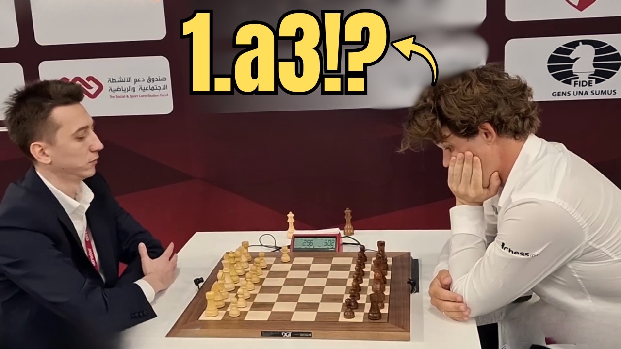 Magnus Carlsen Surprised By Bortnyk With 1.A3!