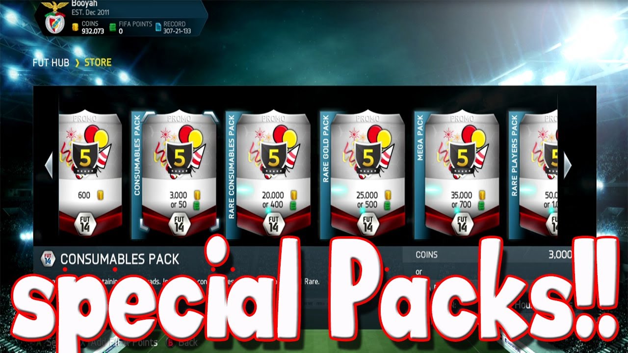So Many Special Packs!! FIFA 14 Ultimate Team