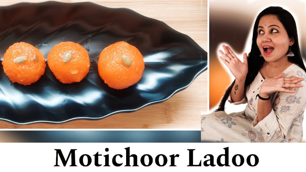 Motichoor Ladoo| मोतीचूर के लड्डू | Easy Homemade Mithai #youyube #food