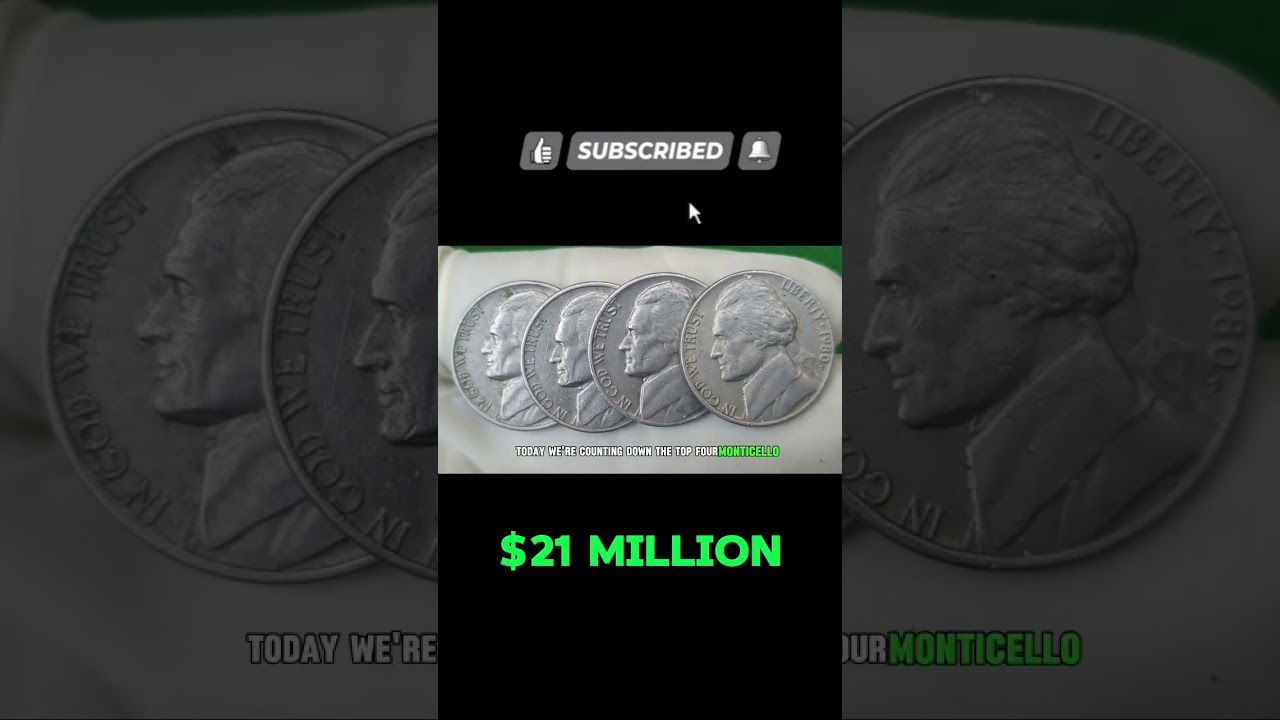 Monticello Five Cents Coin Value  Rare U.S. Jefferson Nickels Worth BIG Money