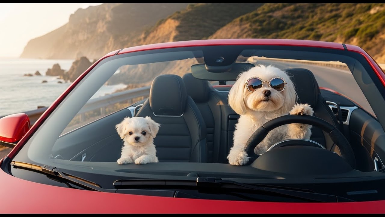Tiny Puppy Woke Up Crying From This Road Trip 🐶🥺😭💔