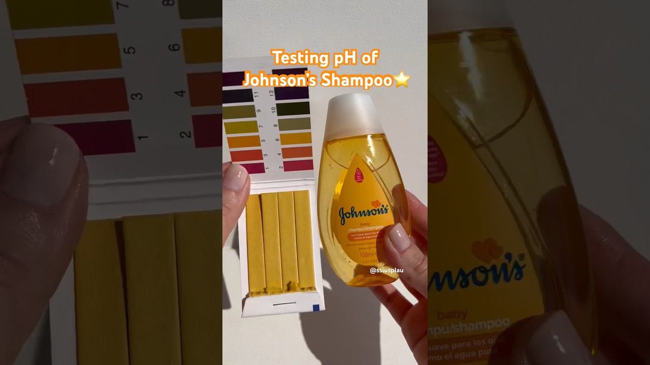 Раскрываем pH шампуня Johnson's Baby 👶 Действительно ли он мягкий? 