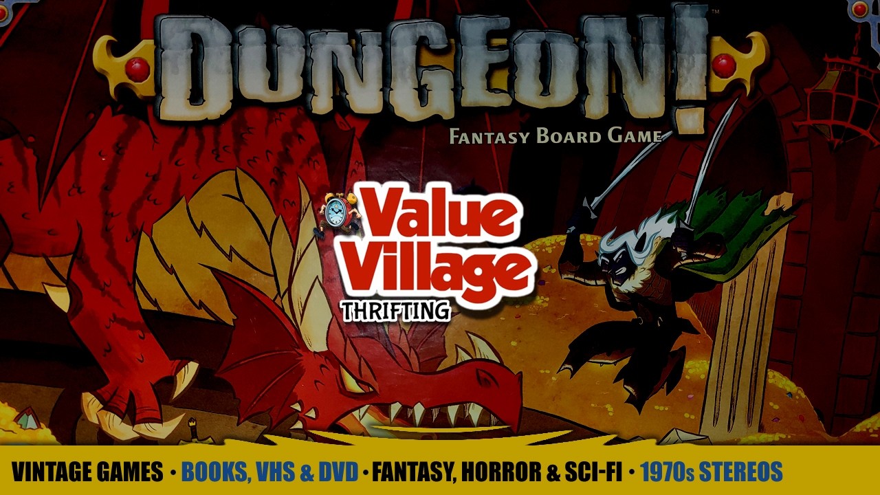 S2:E2 THRIFTING - TSR Dungeon, Lazer Tag, NES Power Magazines Book & VHS Movie Hunting Vintage Kmart