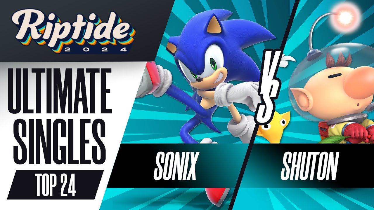 Sonix (Sonic) vs Shuton (Olimar) - Riptide 2024 - Ultimate Singles - Top 24