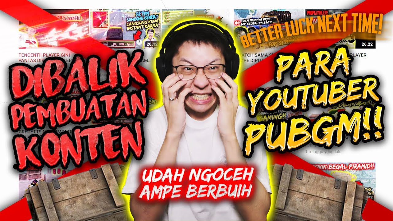 VIDEO NGENES DIBALIK PEMBUATAN KONTEN YOUTUBER PUBGM!! | PUBG MOBILE