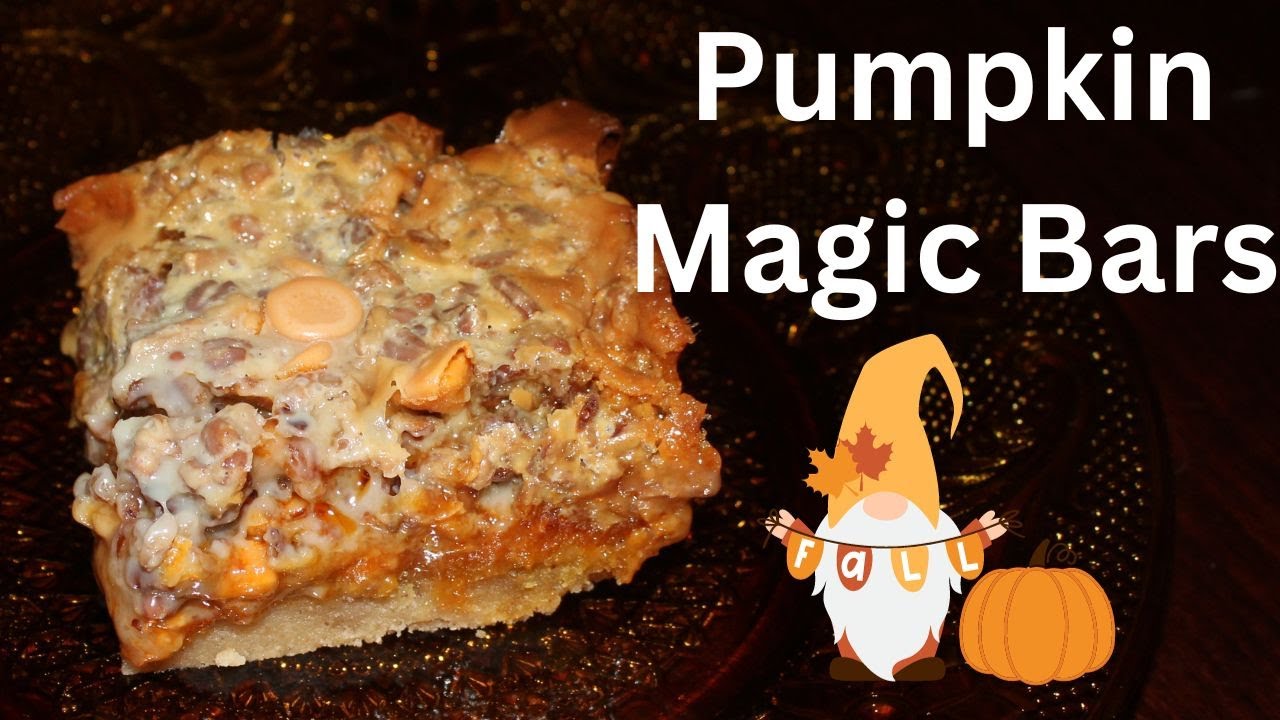 Pumpkin Magic Bars Recipe