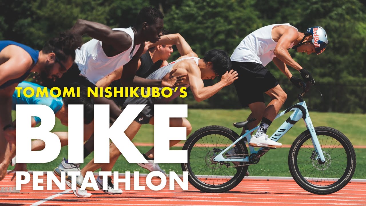 Pentathlon Challenge On a Trials Bike - Tomomi Nishikubo