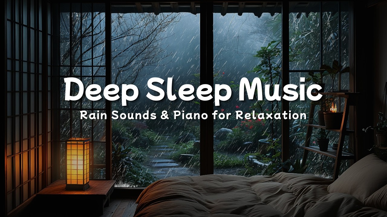 Healing Sleep Music with Gentle Rain 🎹 Soft Piano Sounds for Anxiety Relief and Deep Sleep