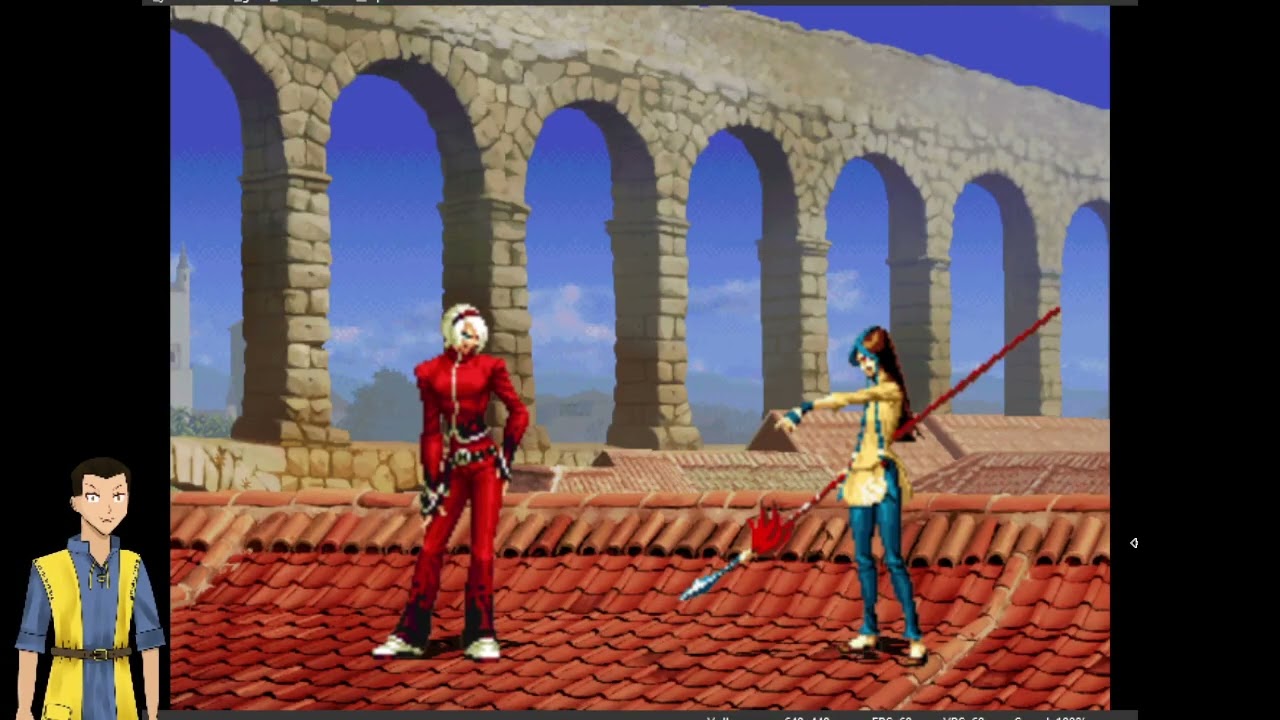 King of Fighters 11 Ash gameplay!