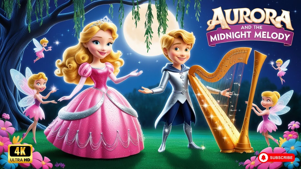 Princess Bedtime Story in English✨|Aurora and the Midnight Melody | 