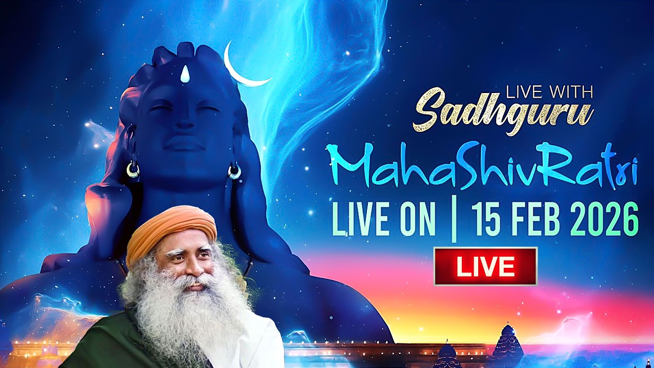 🔴 LIVE : Maha Shivaratri 2026 | Sadhguru | Live from Isha Yoga Center | Adiyogi Shiva | News Buzz