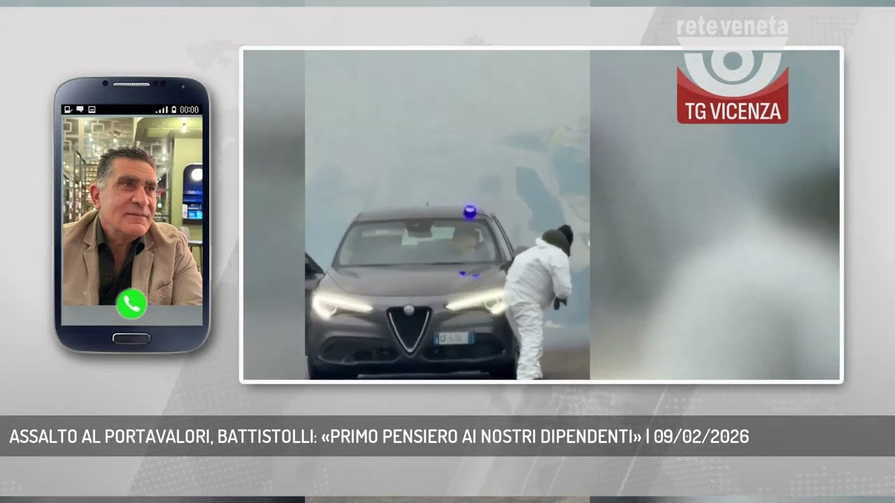 ASSALTO AL PORTAVALORI, BATTISTOLLI: «PRIMO PENSIERO AI NOSTRI DIPENDENTI» | 09/02/2026