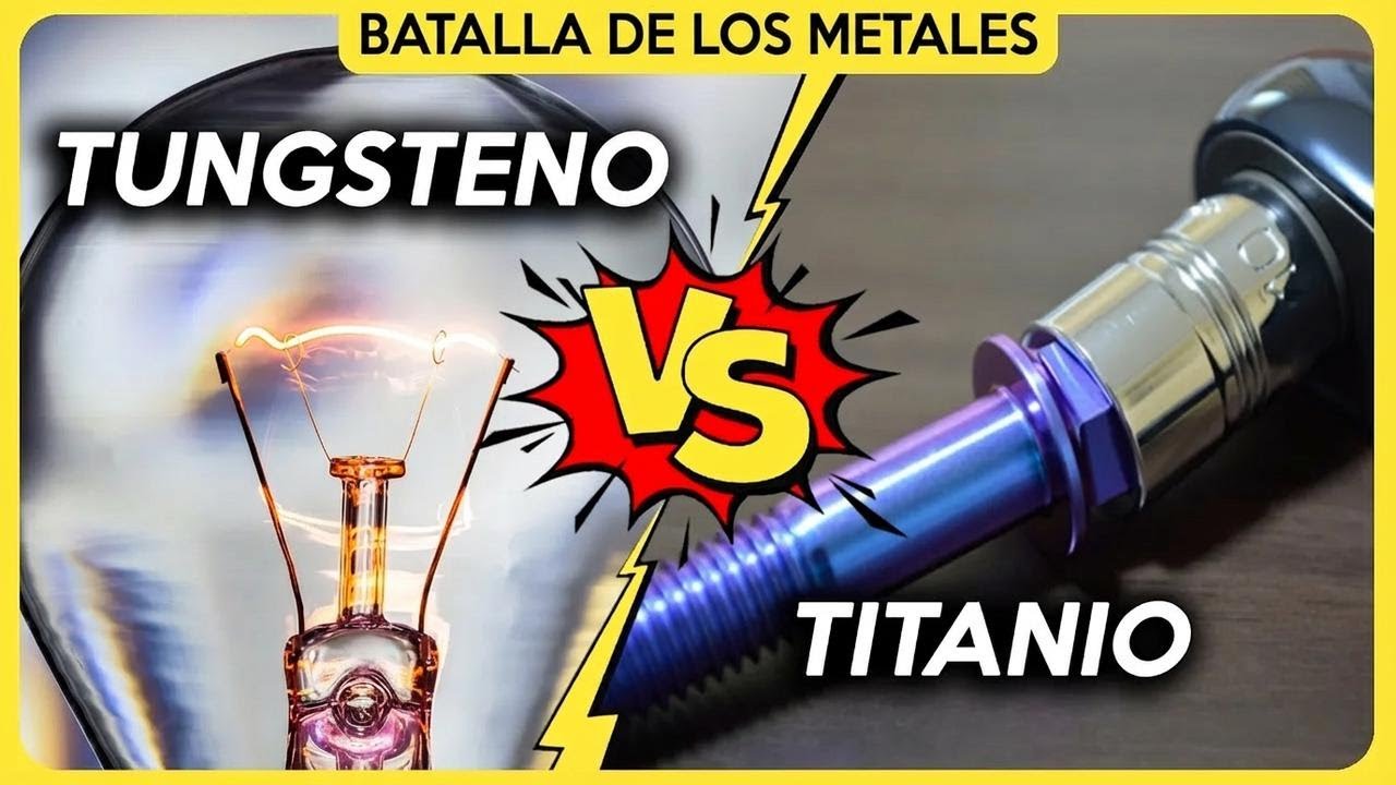 Titanio o tungsteno: &iquest;cu&aacute;l es el metal m&aacute;s resistente?
