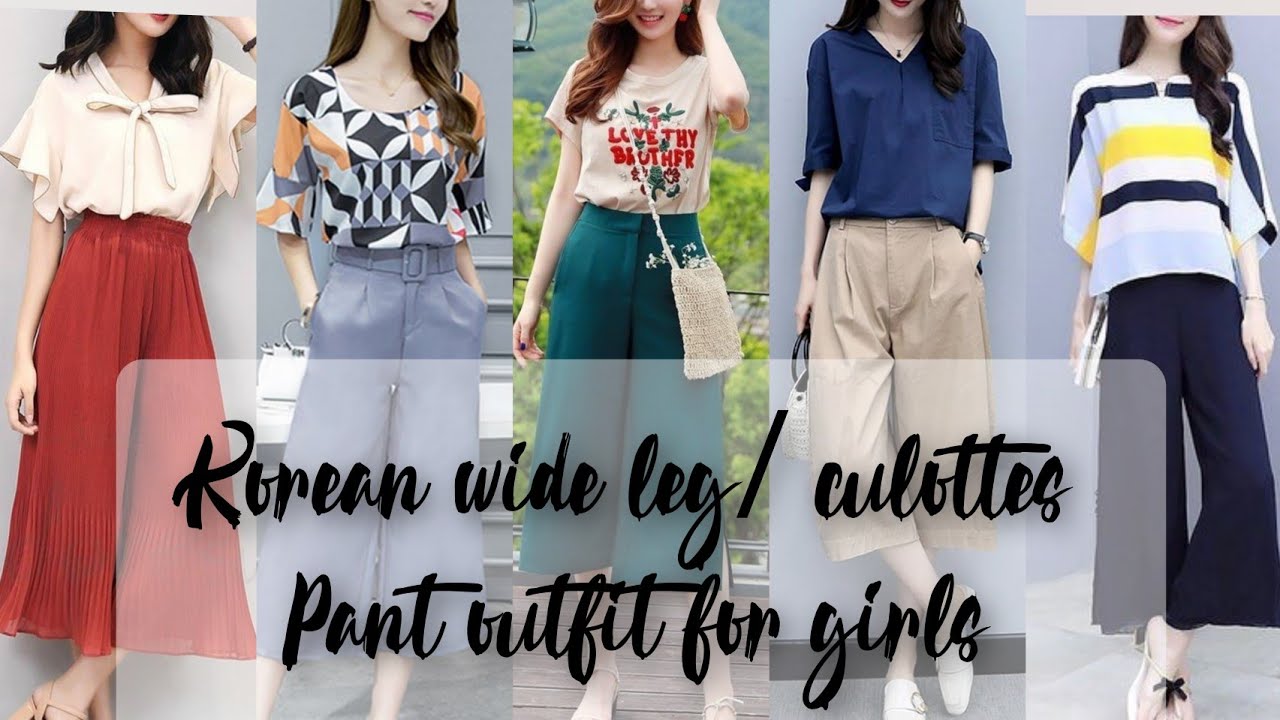 Koren outfits ideas for girls | Culottes outfits Ideas for girls | Trendy outfits