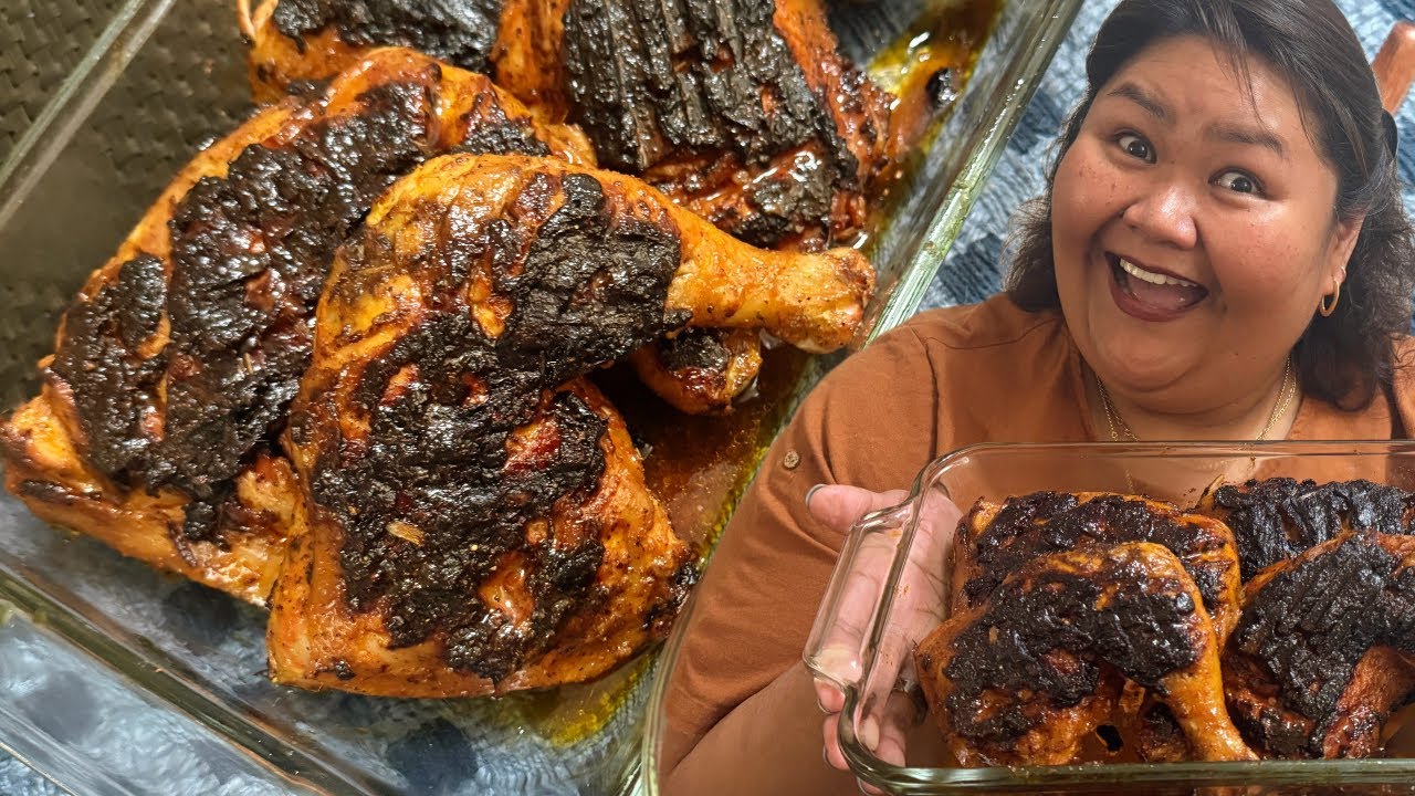 AT-HOME Mang Inasal Recipe | Filipino BBQ Chicken | Home Cooking with Apple