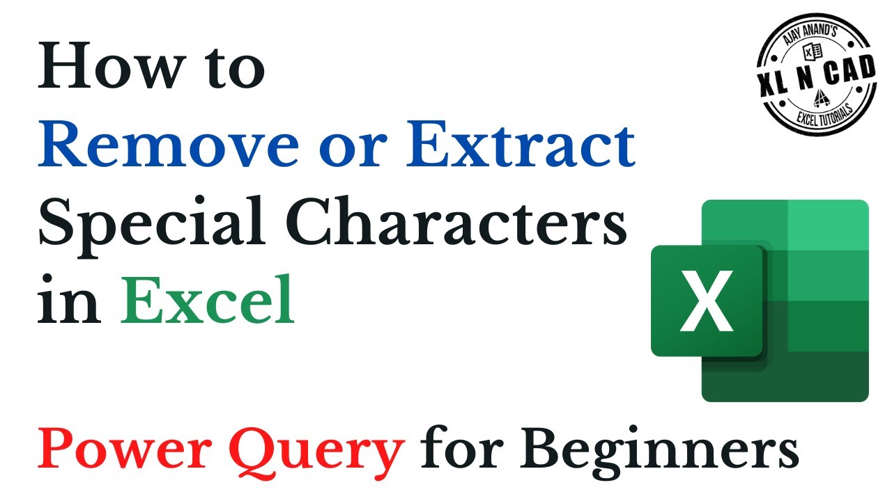 How to Remove or Extract Special Characters using Power Query
