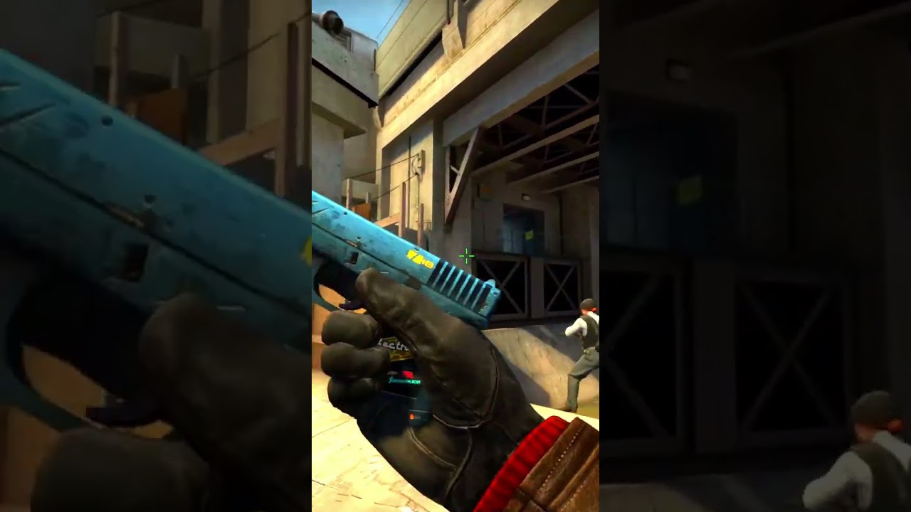 Glock Headshots To Clear B Site On Map Overpass #csgo #overpass #glock #headshot #entry #short