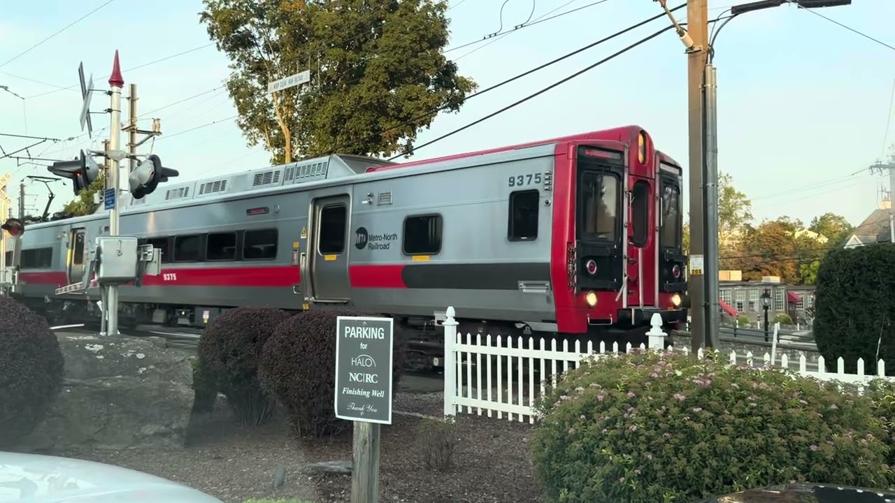 Metro North New Canaan Railfanning at grove street 9/9/2025