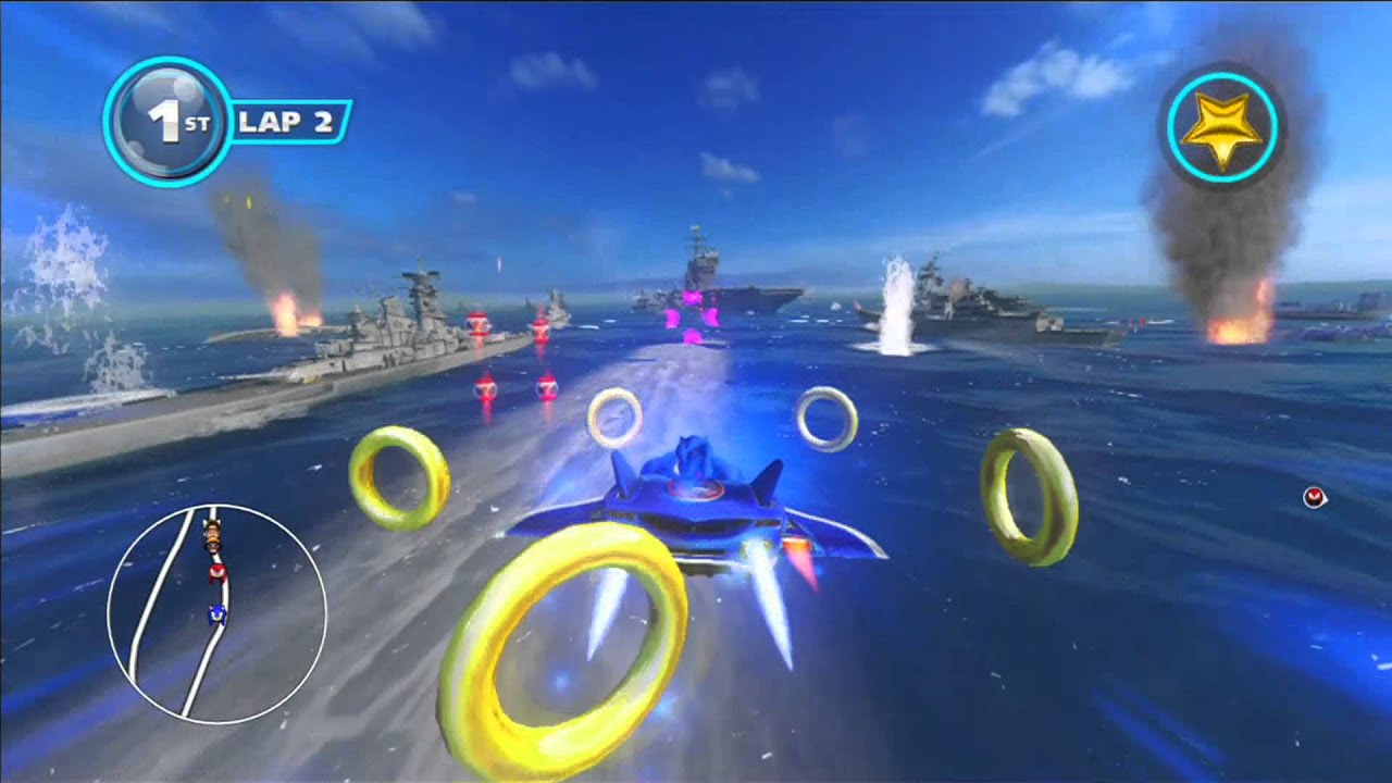 Sonic & All Stars Racing Transformed: Carrier Zone [1080 HD]