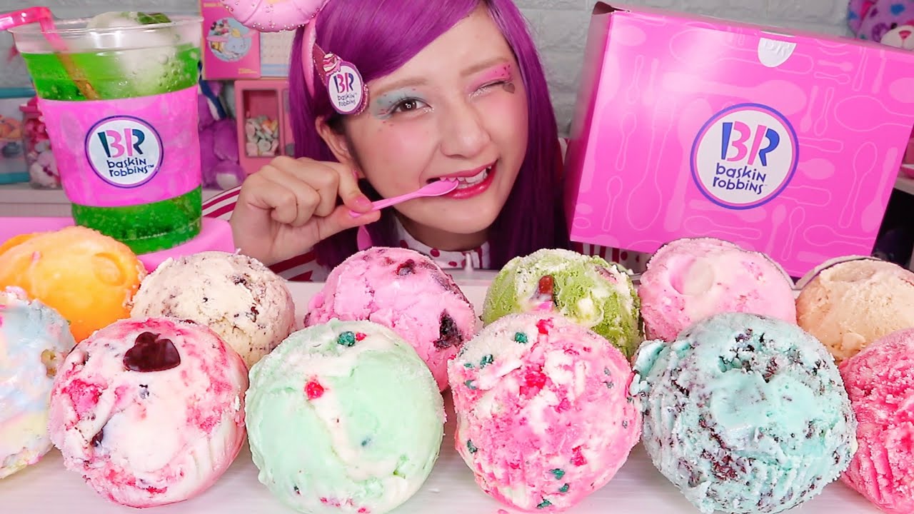 [ASMR] Ешьте тридцать одно мороженое 🌈🍨🥺