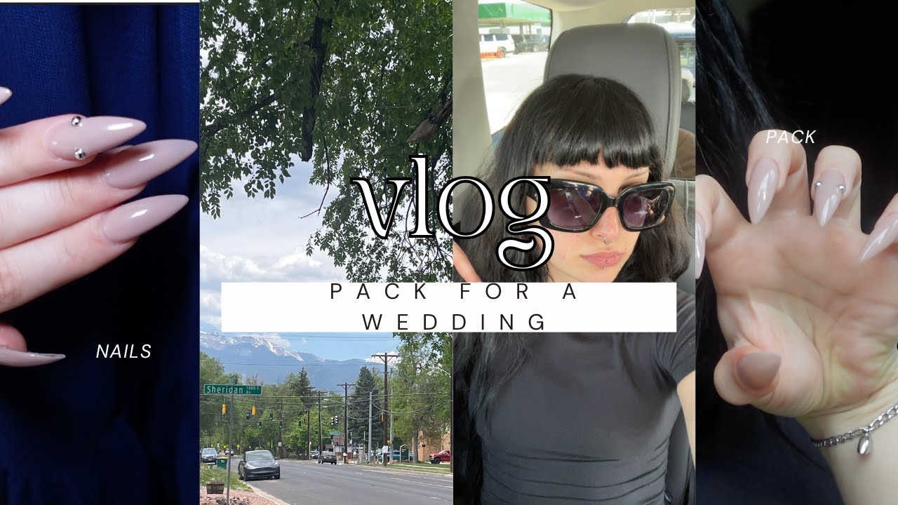 pack with me for a wedding