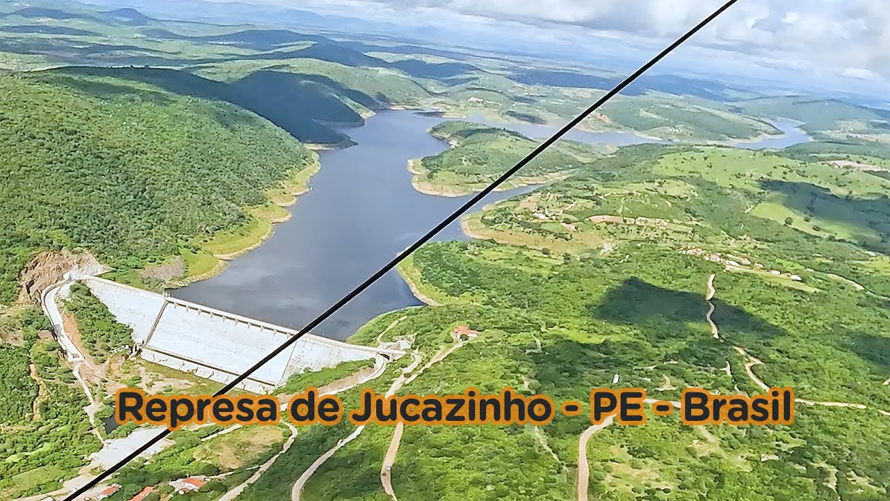 Voando até a Represa de Jucazinho