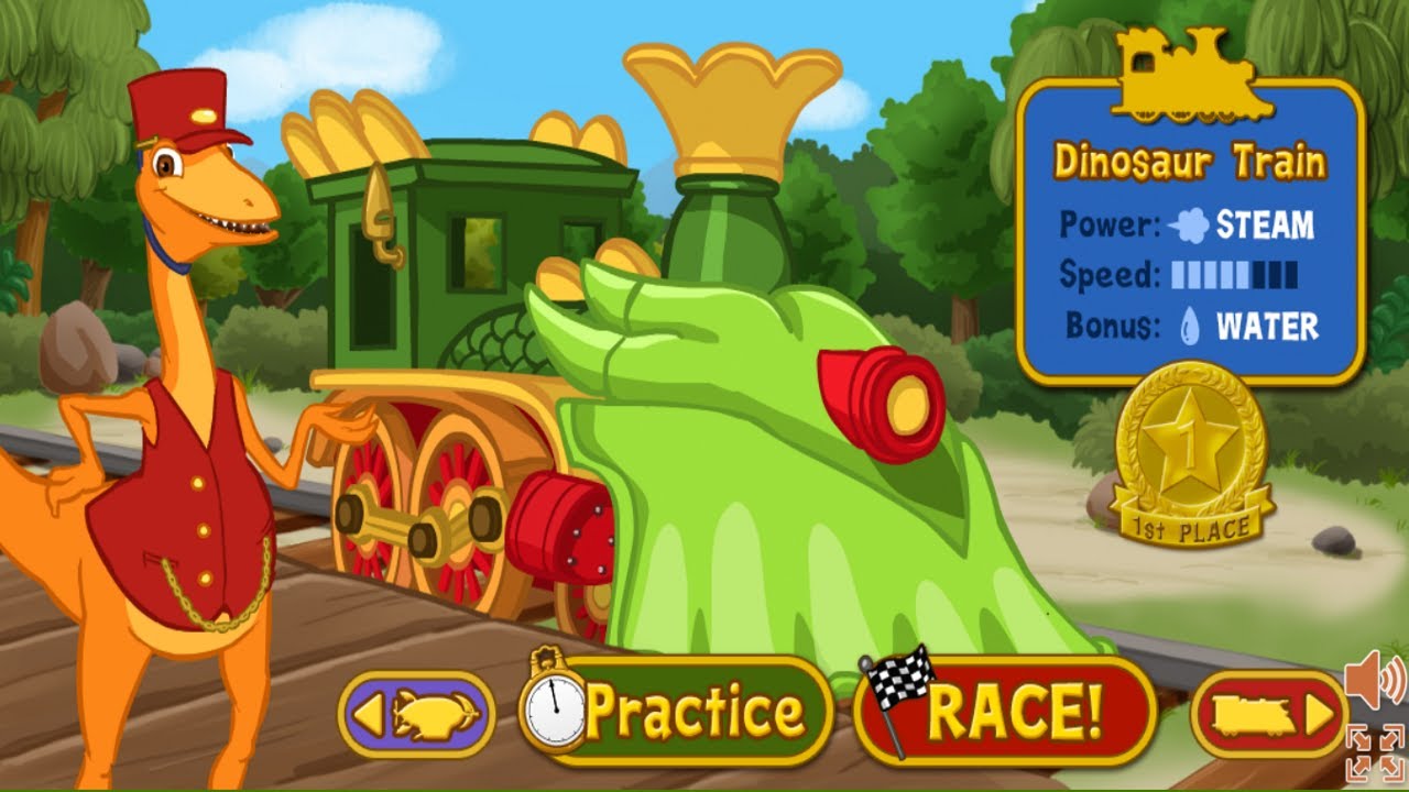 Dinosaur Train Racing Rail Rally | PBS KIDS Fun Games