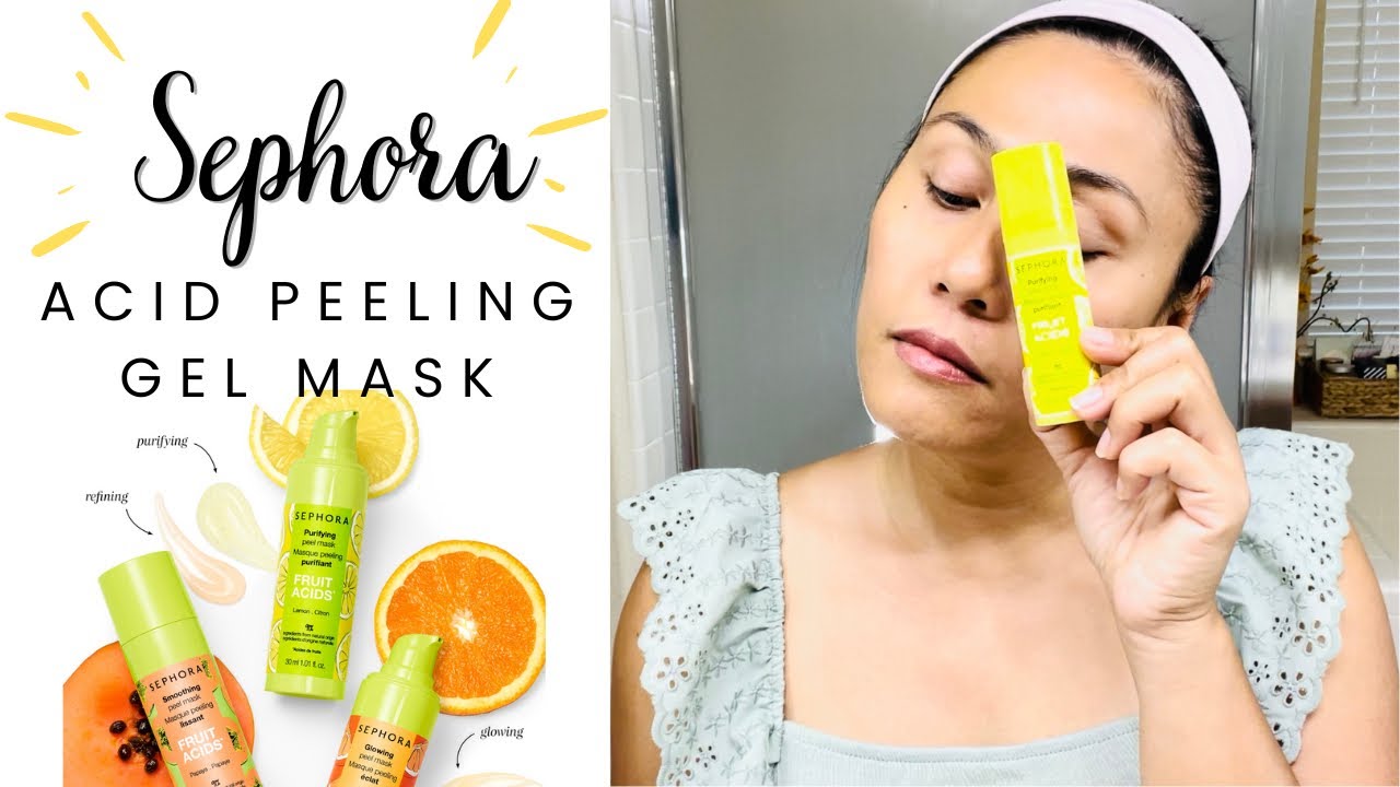Гель-маска для лица Sephora Acid Peel | Обзор и примерка маски для лица