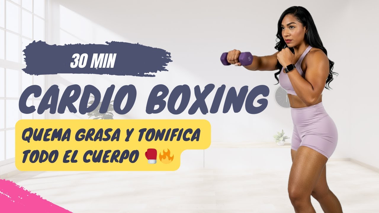 30 Minutos de Cardio Fit Boxing: Quema Grasa y Tonifica todo el Cuerpo