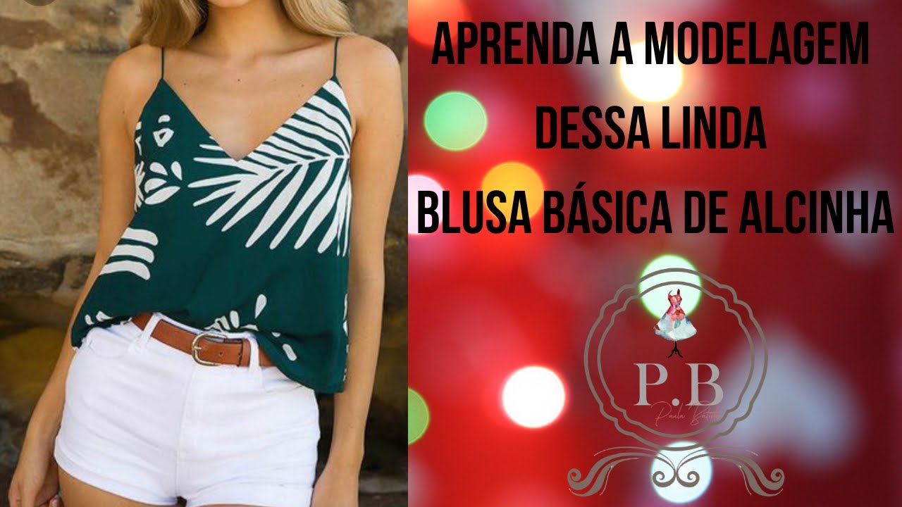 BLUSA BÁSICA DE ALCINHA / PAULA BATISTA