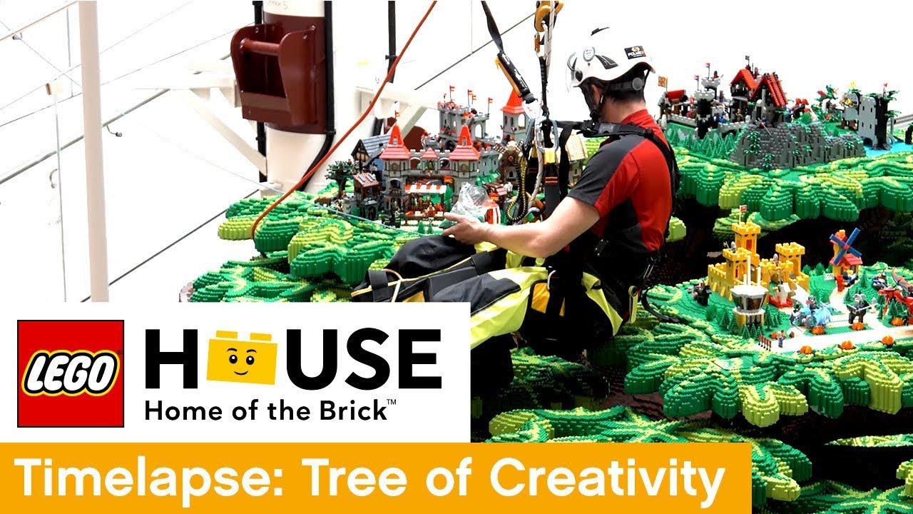 LEGO House official video &ndash; Timelapse: Tree of Creativity